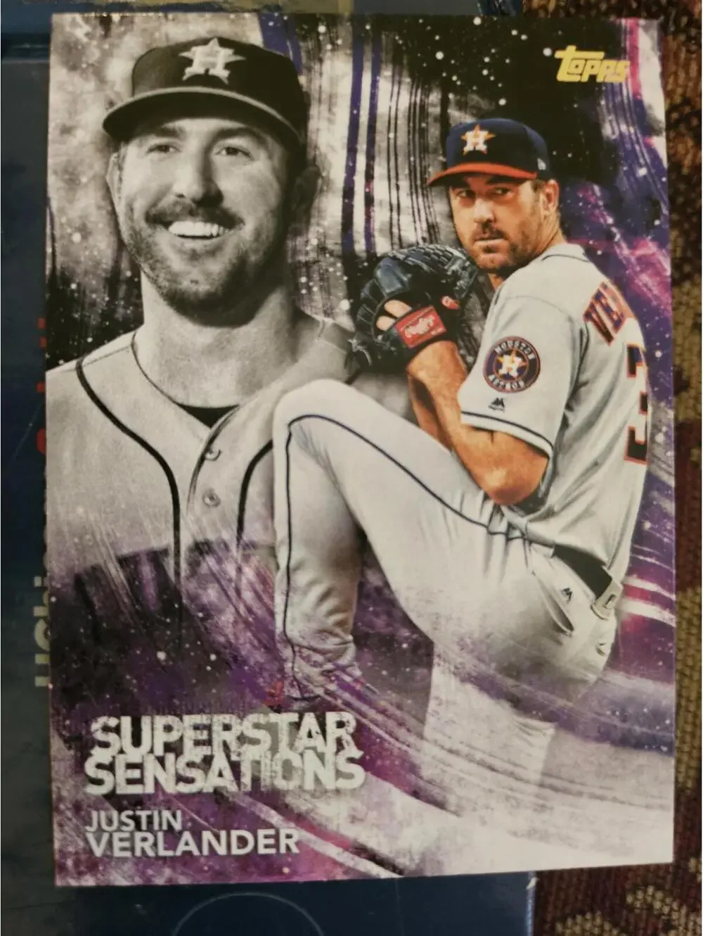 Justin Verlander - 2018 Topps Superstar Sensations Insert #SSS-26 - RAW Mint